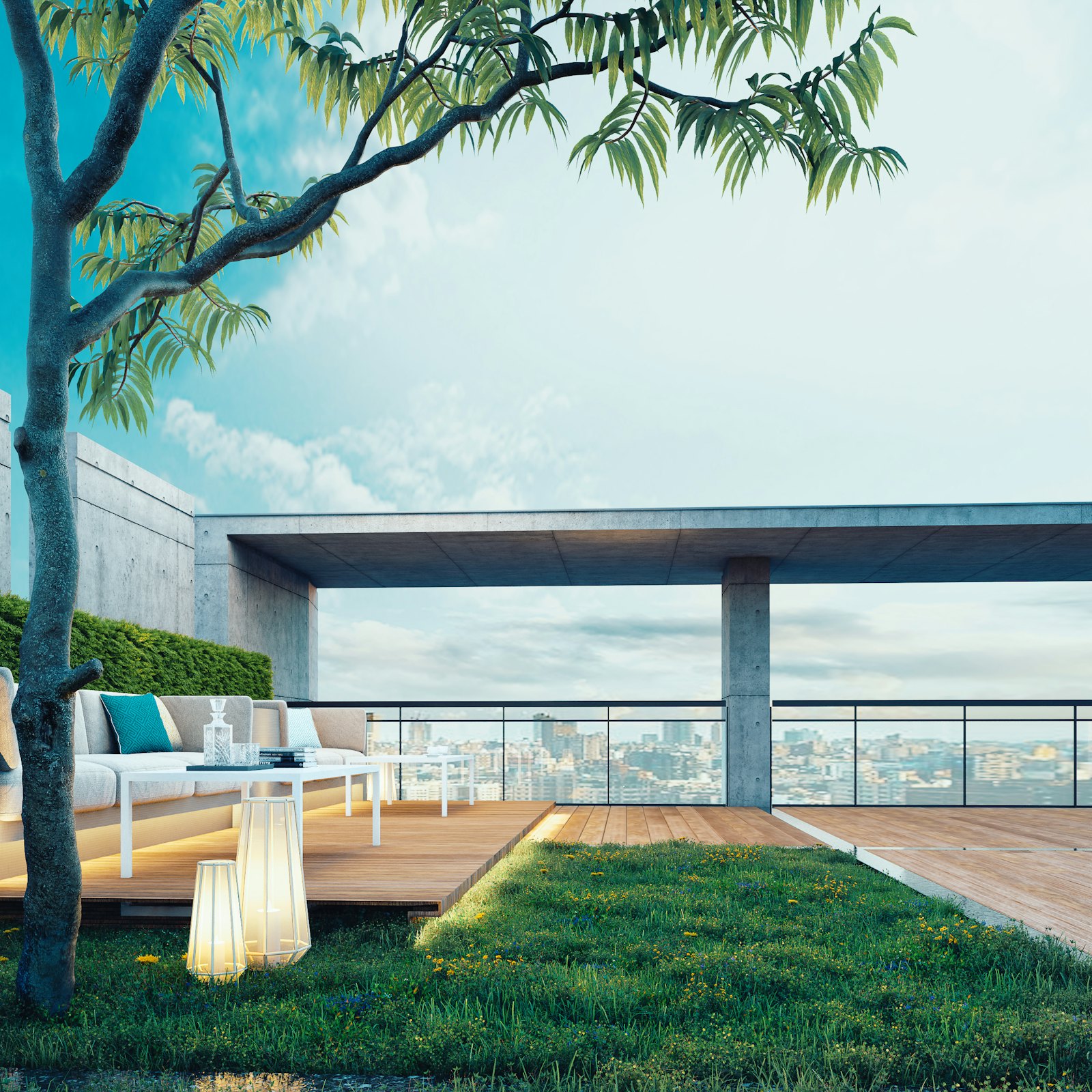 Sky deck &mdash; Godrej Reserve, Kandivali East